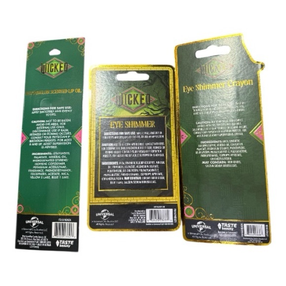 Wicked Elphaba Makeup Watermelon Lip Oil and Eye Shimmer Set - Picture 2 of 2